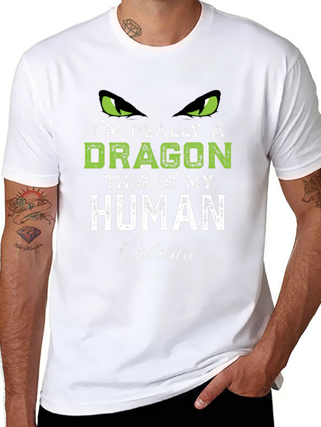 Im Really a Dragon Human Costume T-Shirt