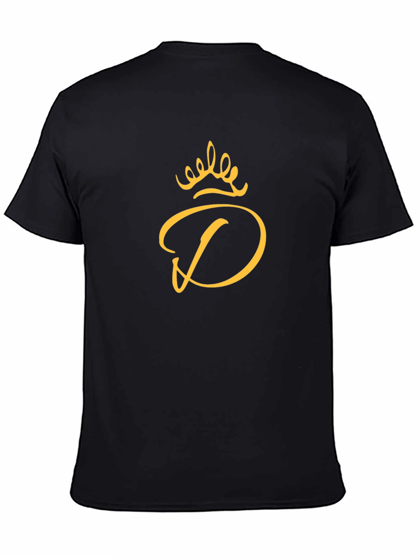 Crown D Monogram Black Tee