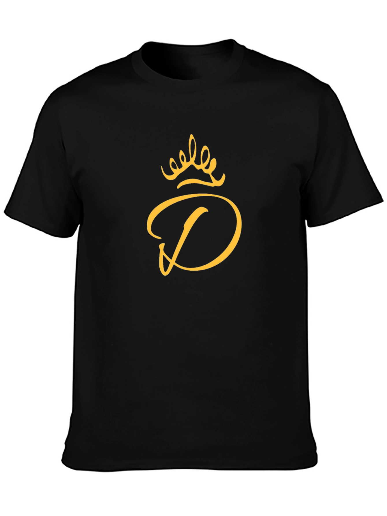 Crown D Monogram Black Tee