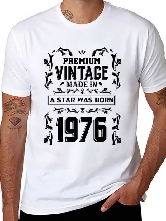 Premium Vintage 1976 Birthday T-Shirt