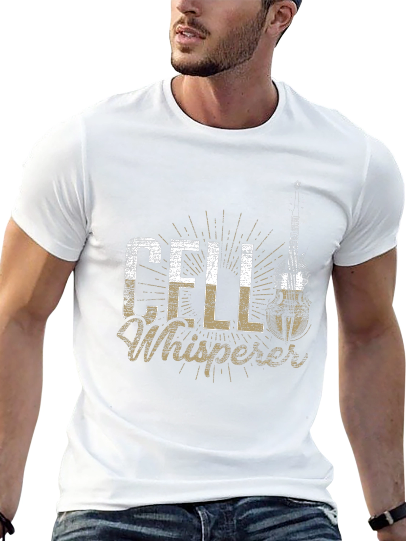 Cell Whisperer Black T-Shirt - Music Gift