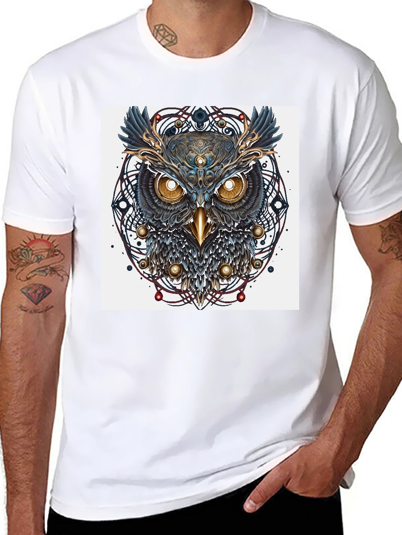 Mystic Owl Graphic Tee - Unisex