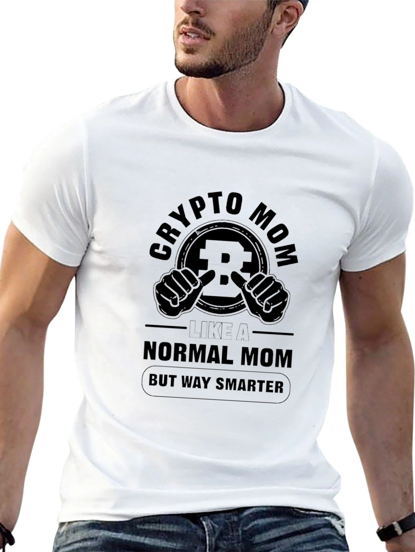 Crypto Mom T-Shirt - Way Smarter Than Normal!