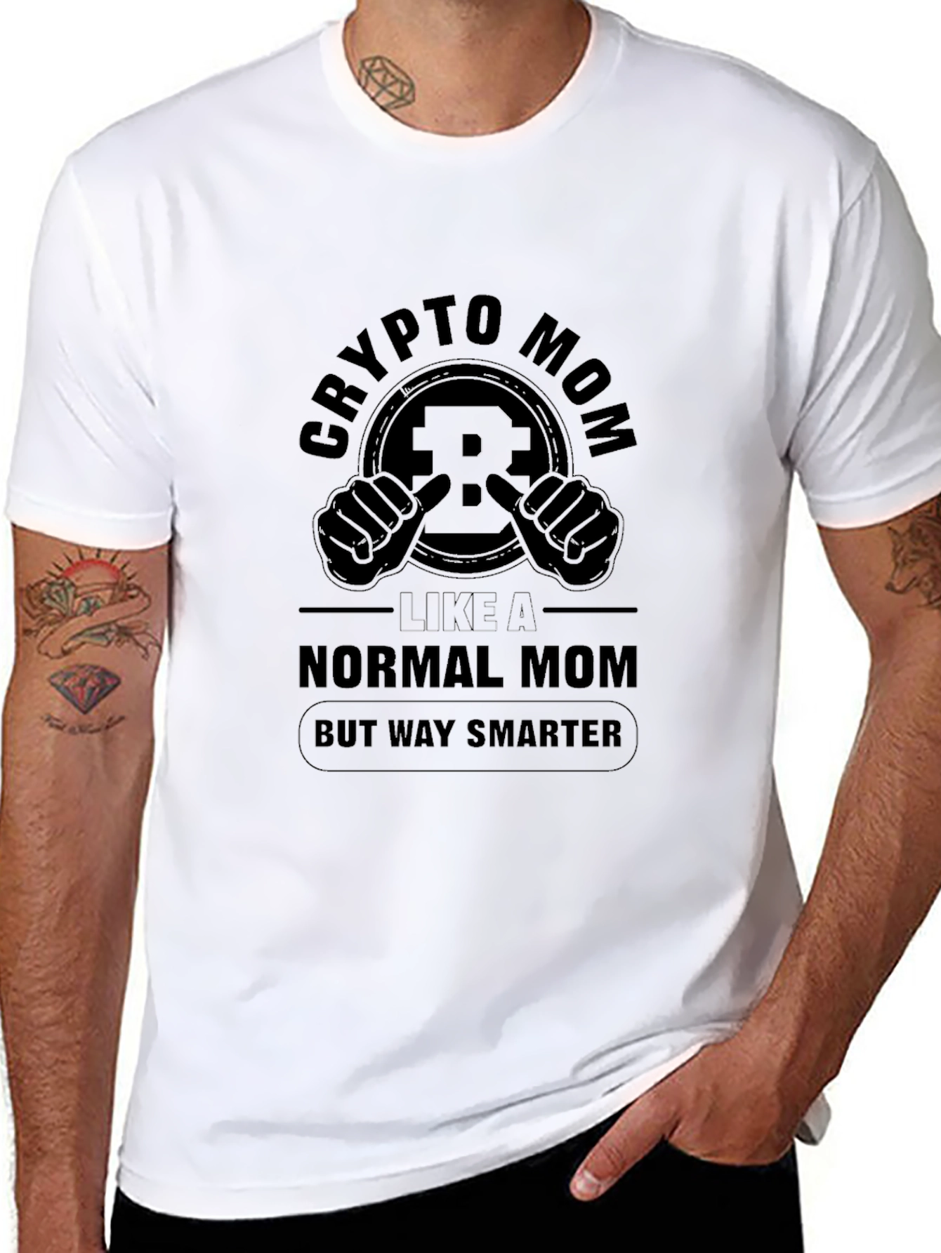 Crypto Mom T-Shirt - Way Smarter Than Normal!