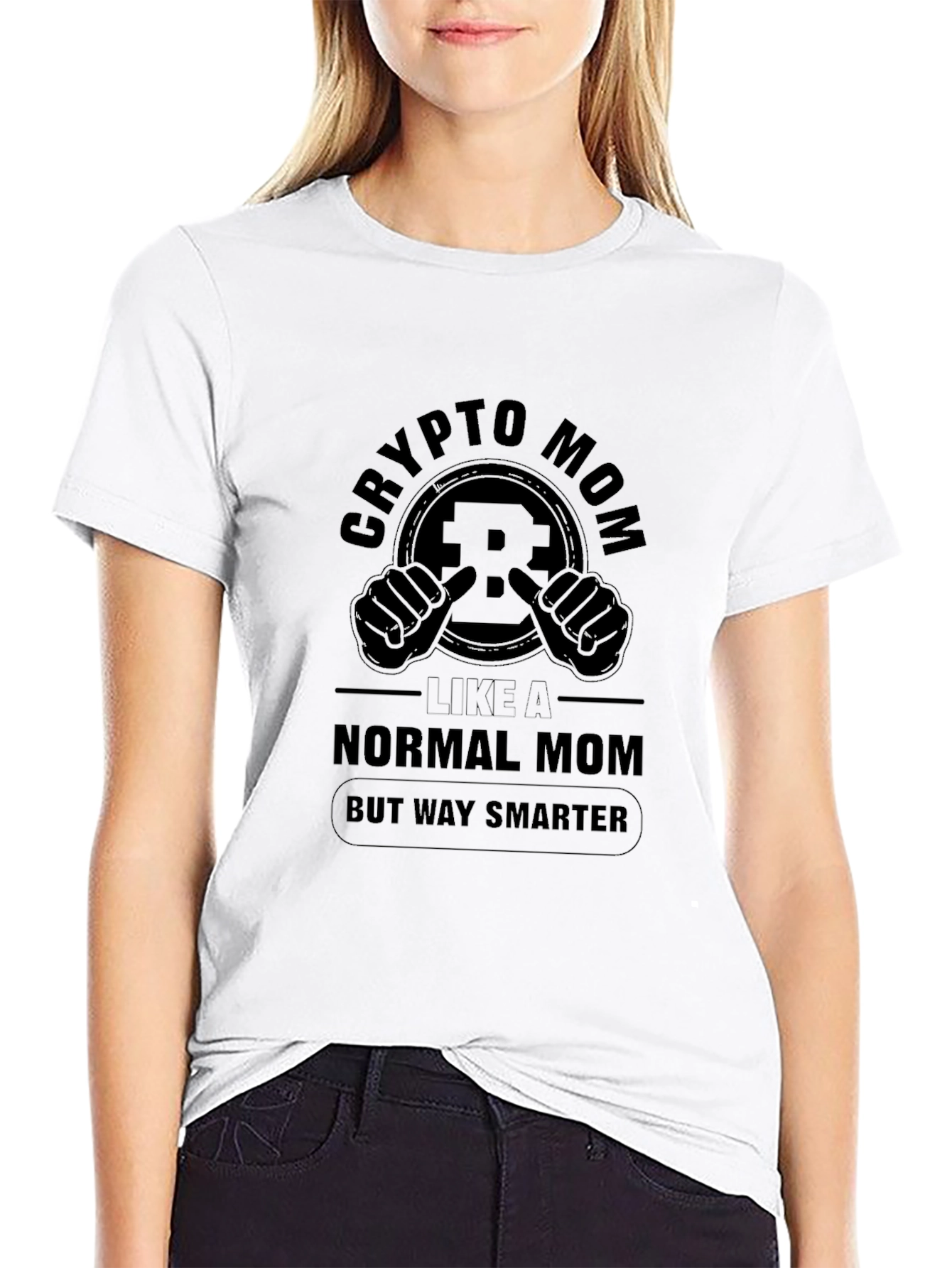 Crypto Mom T-Shirt - Way Smarter Than Normal!