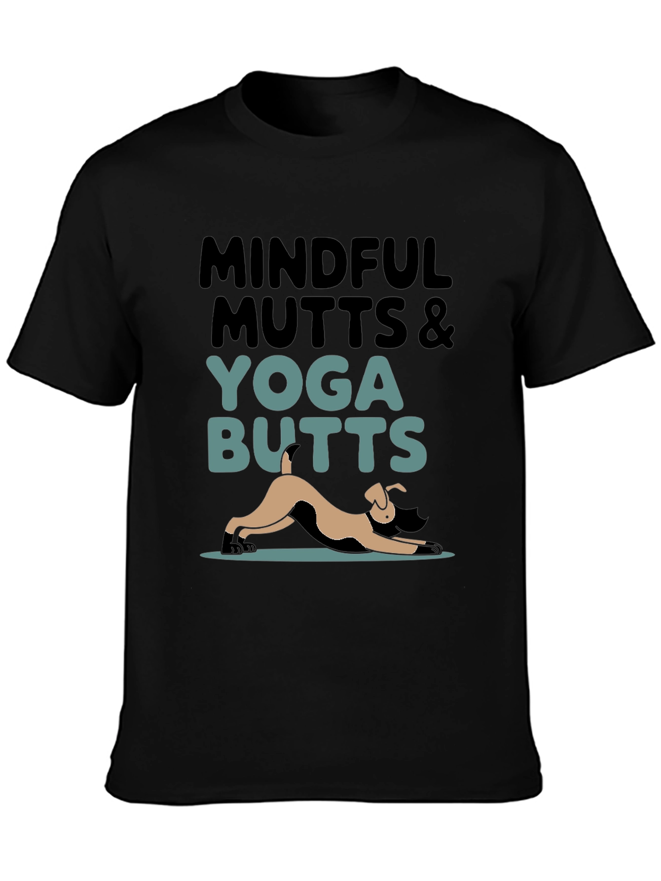 Mindful Mutts & Yoga Butts Graphic Tee