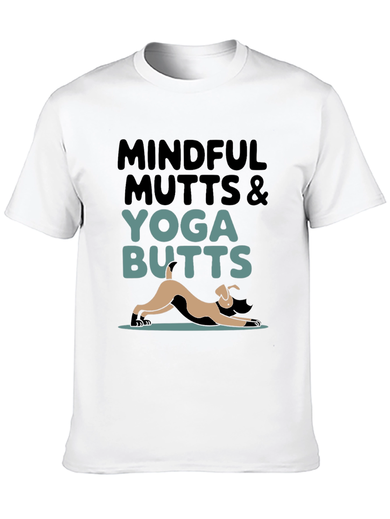 Mindful Mutts & Yoga Butts Graphic Tee