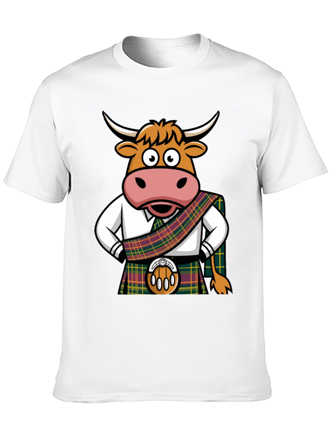 Scottish Cow Kilt T-Shirt