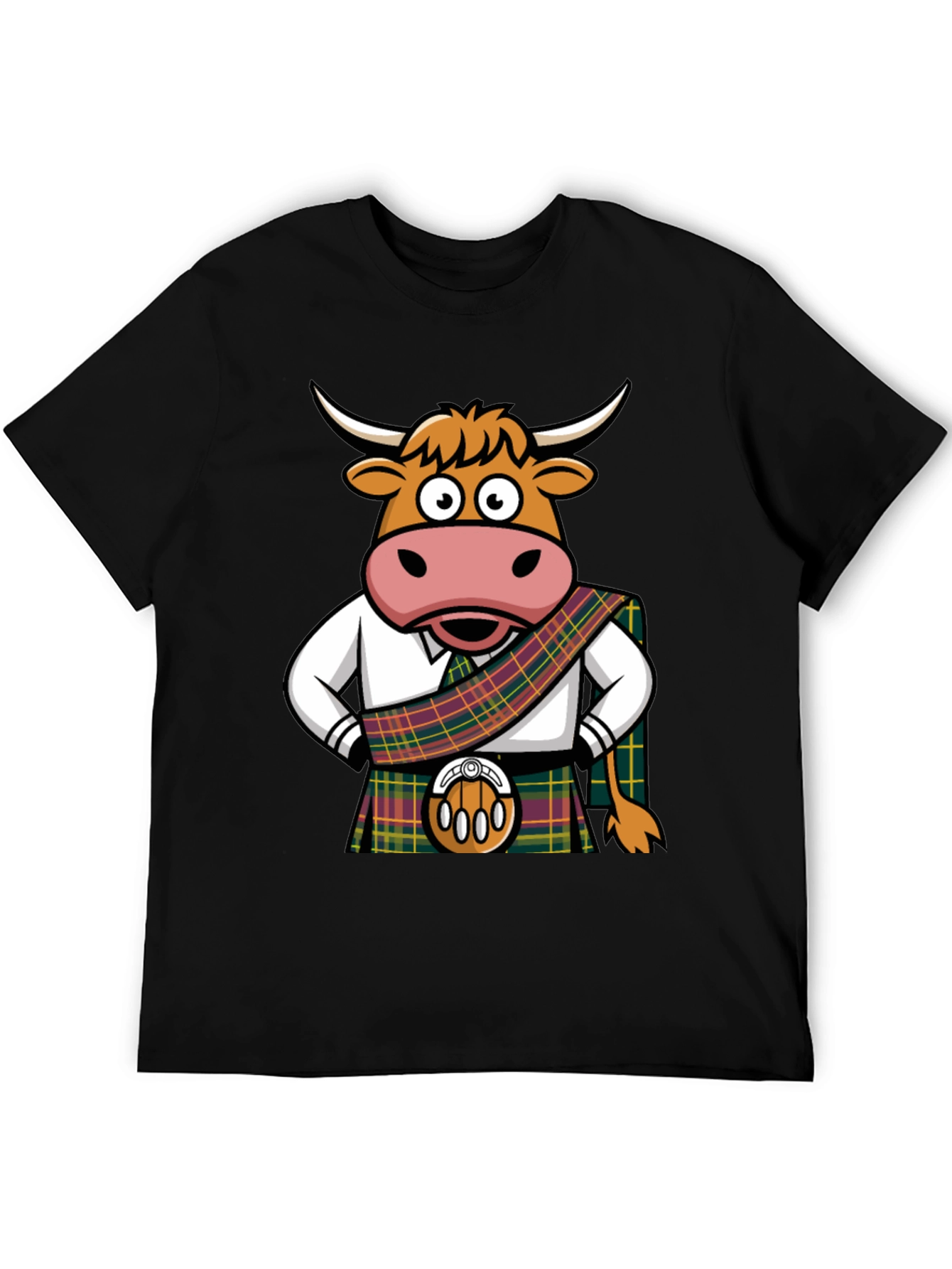 Scottish Cow Kilt T-Shirt