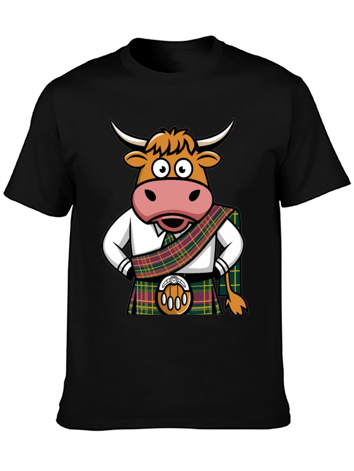 Scottish Cow Kilt T-Shirt