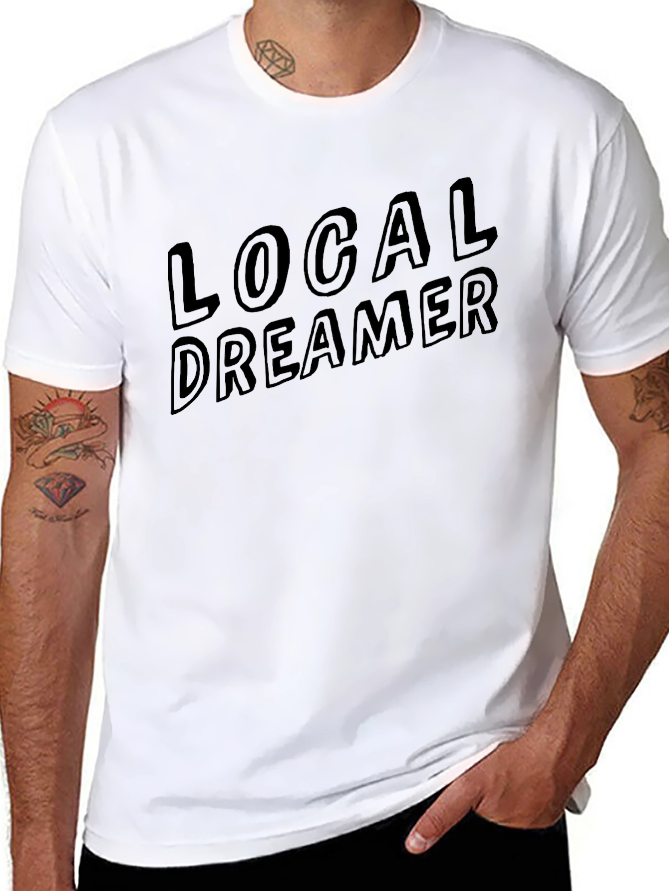 Local Dreamer Graphic T-Shirt - Mens Crew Neck Tee