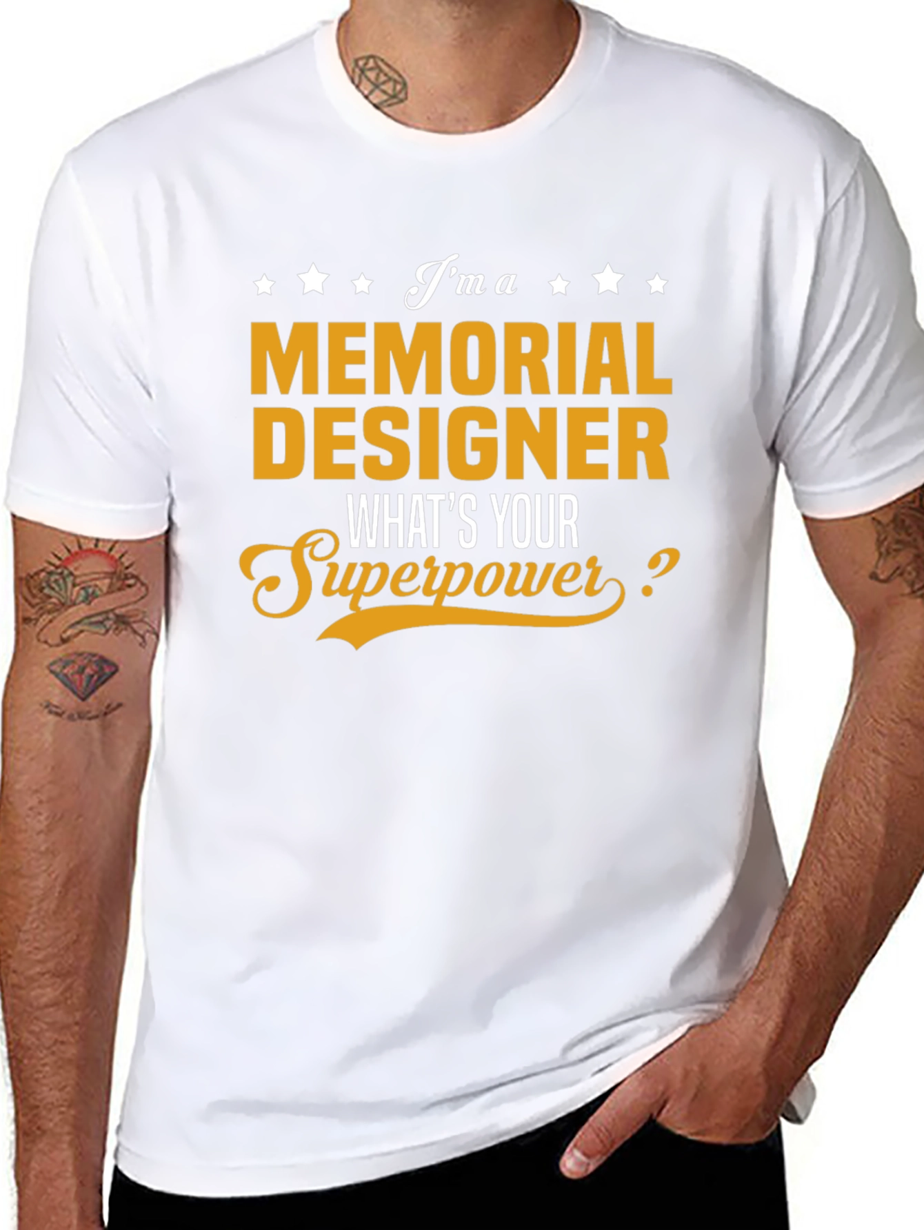 Memorial Designer Superpower T-Shirt