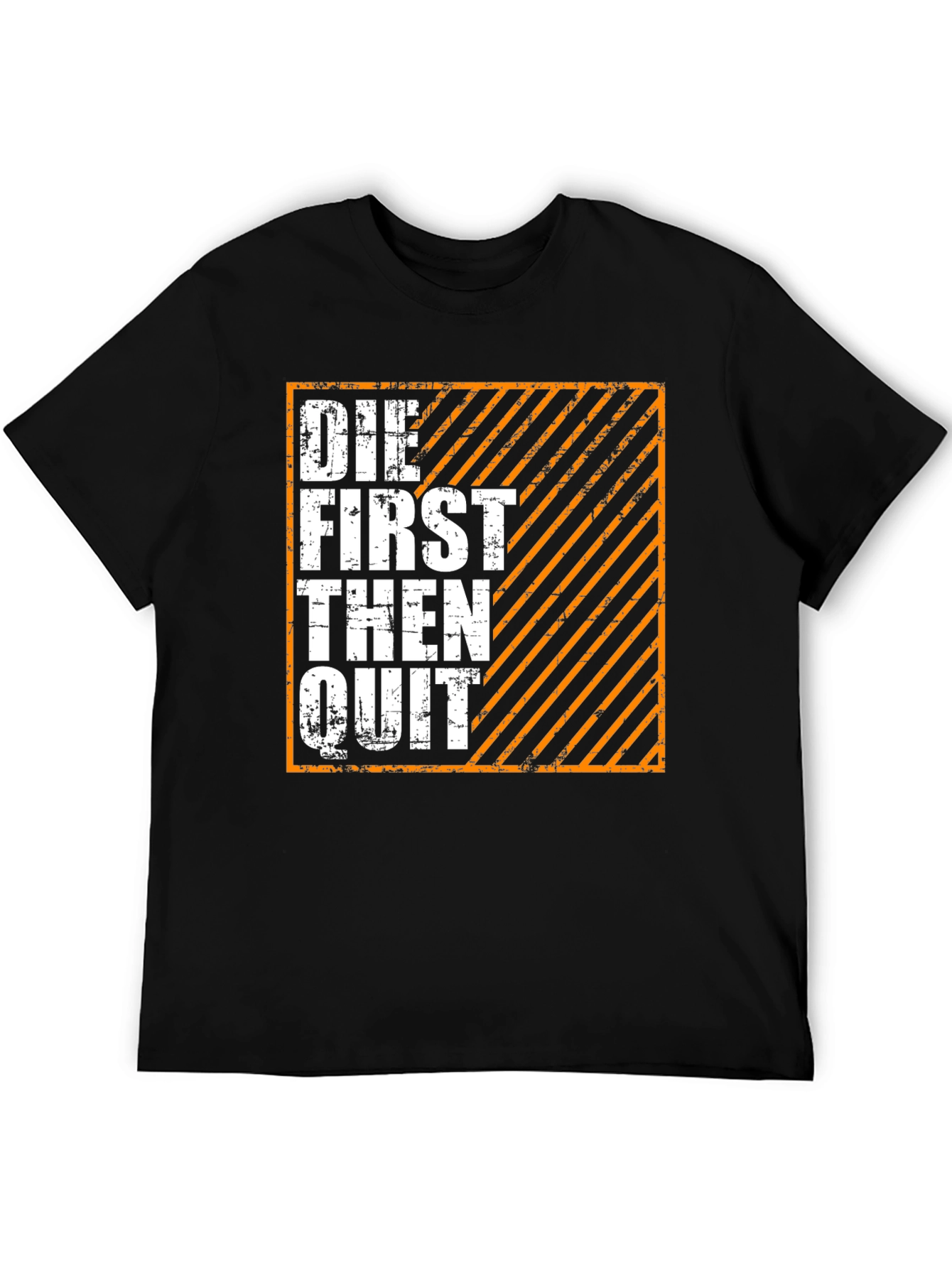 Die First Then Quit Graphic Tee - Black