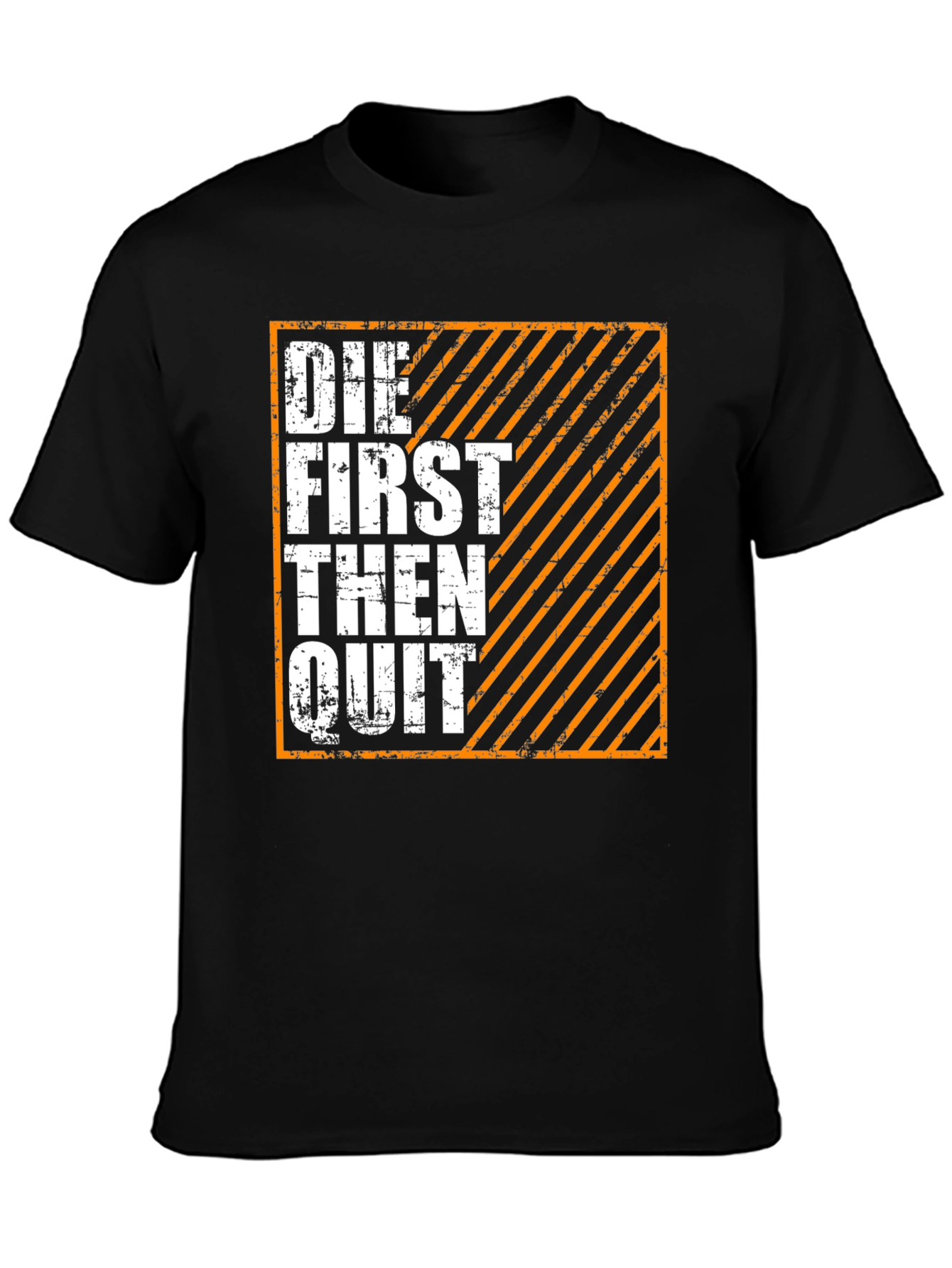 Die First Then Quit Graphic Tee - Black