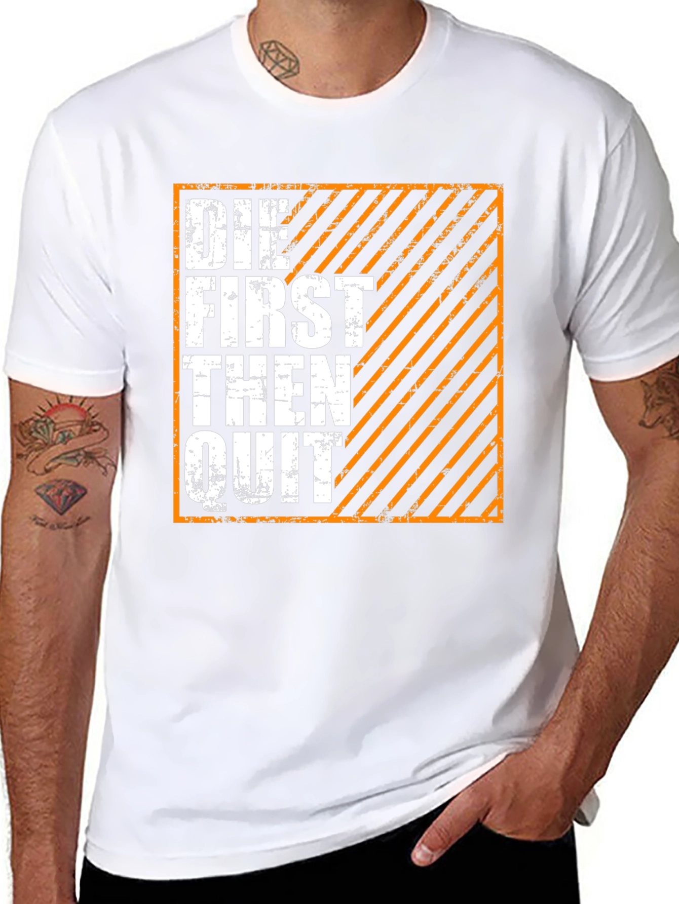 Die First Then Quit Graphic Tee - Black