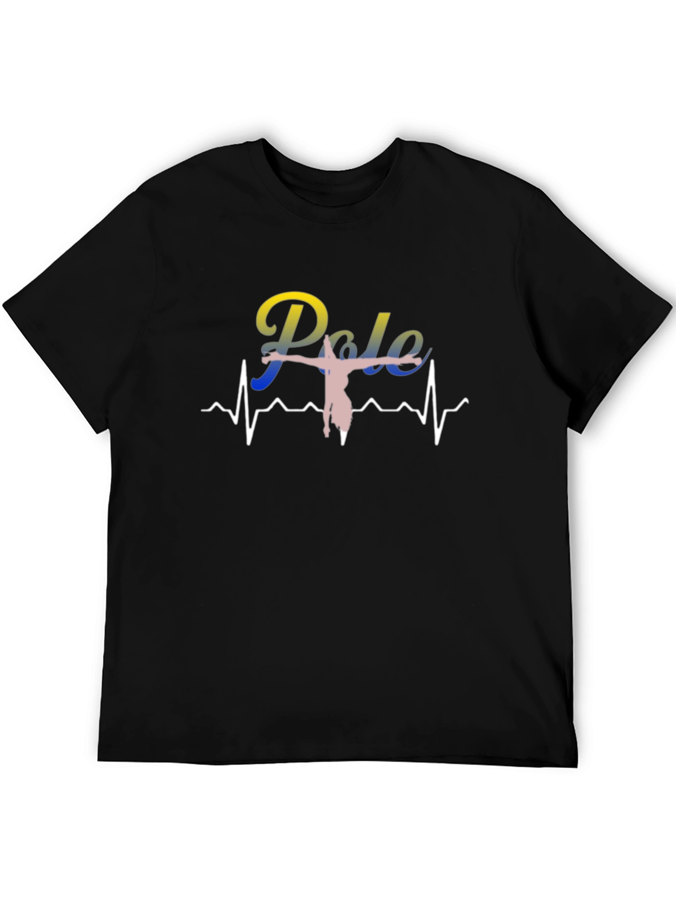 Pole Dancing Heartbeat T-Shirt - Fitness Apparel