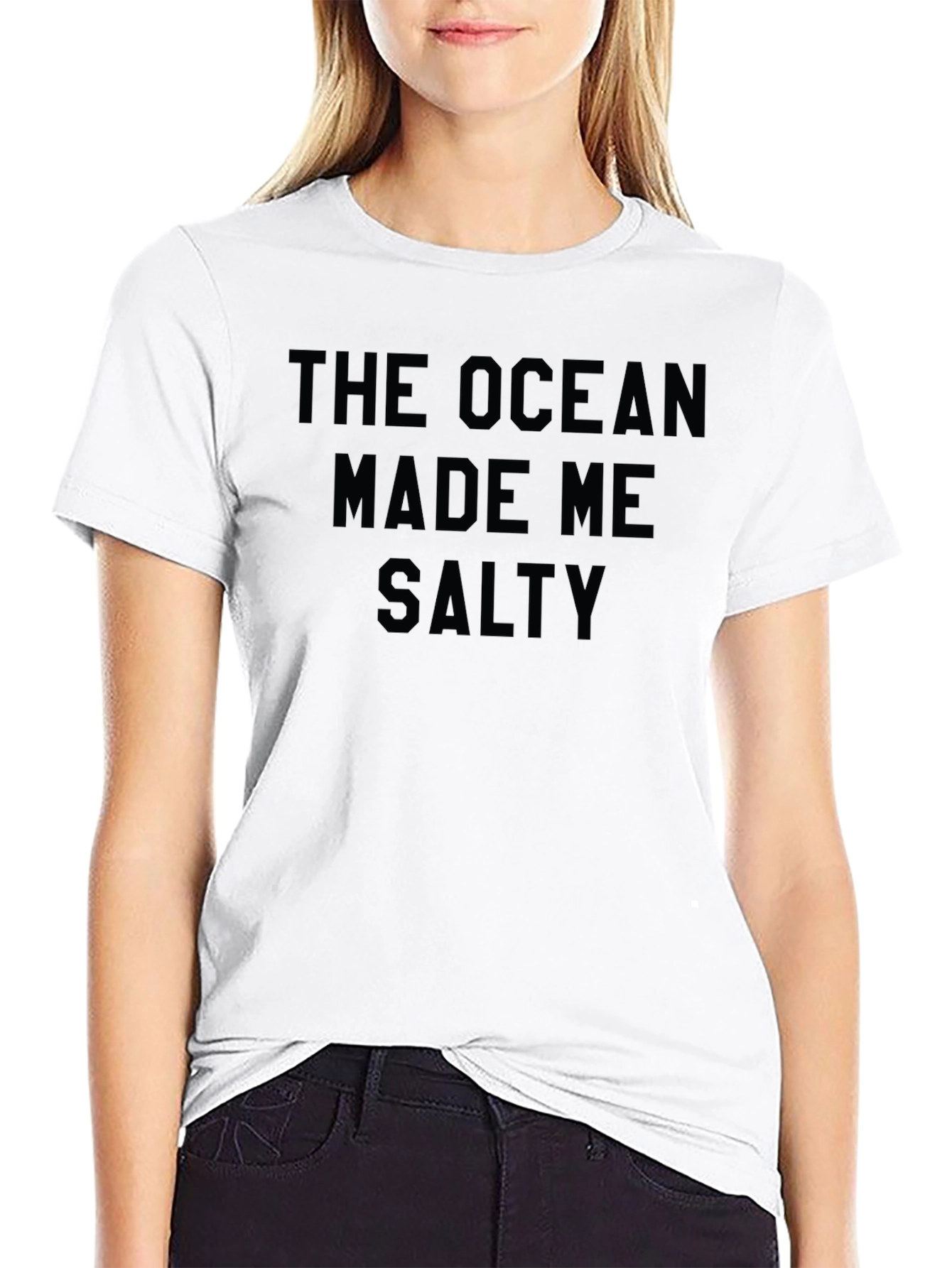 The Ocean Made Me Salty - Graphic T-Shirt