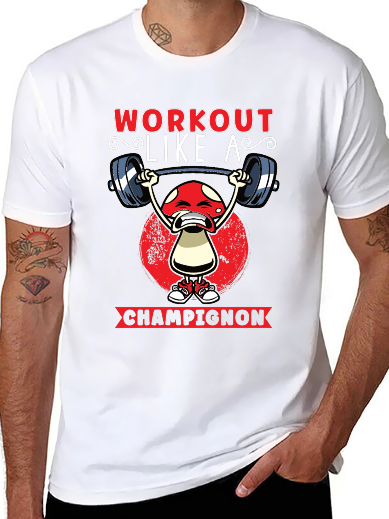Workout Like A Champignon T-Shirt