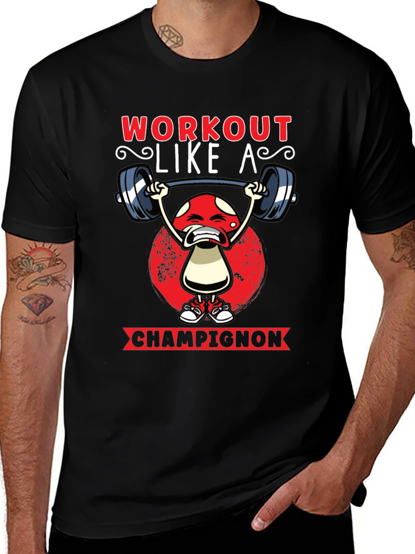 Workout Like A Champignon T-Shirt