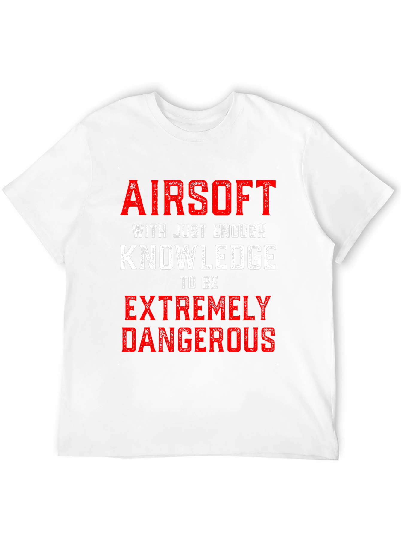 Airsoft Extremely Dangerous Black Graphic Tee