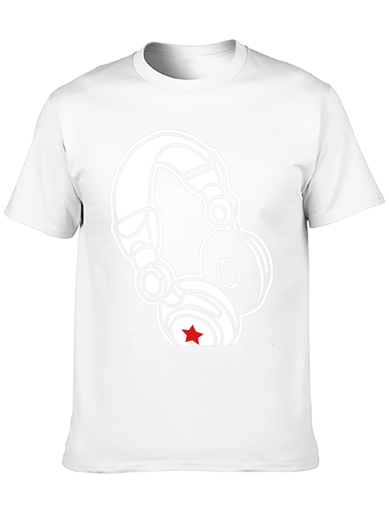 DJ Headphones Graphic T-Shirt - Black