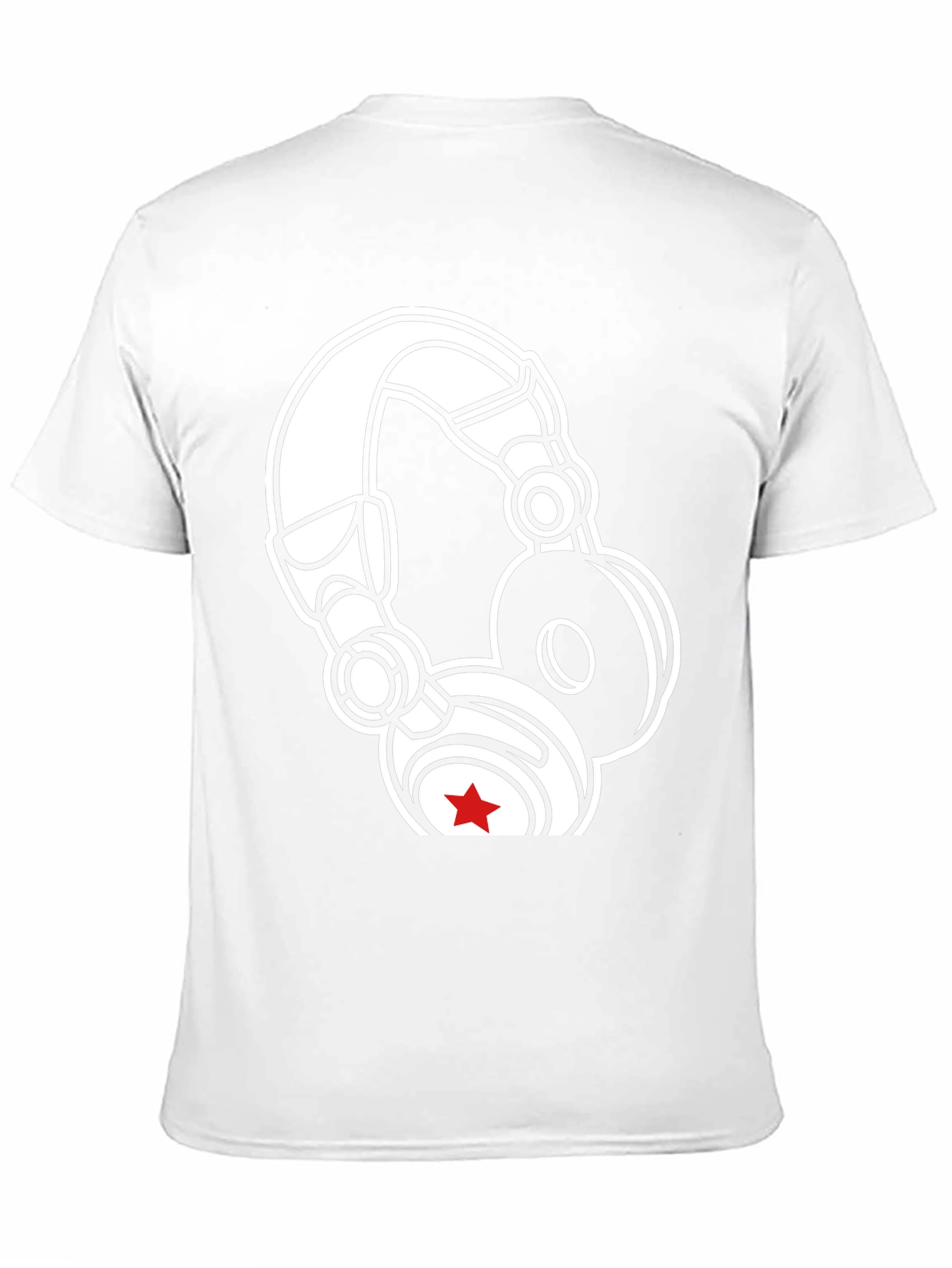 DJ Headphones Graphic T-Shirt - Black