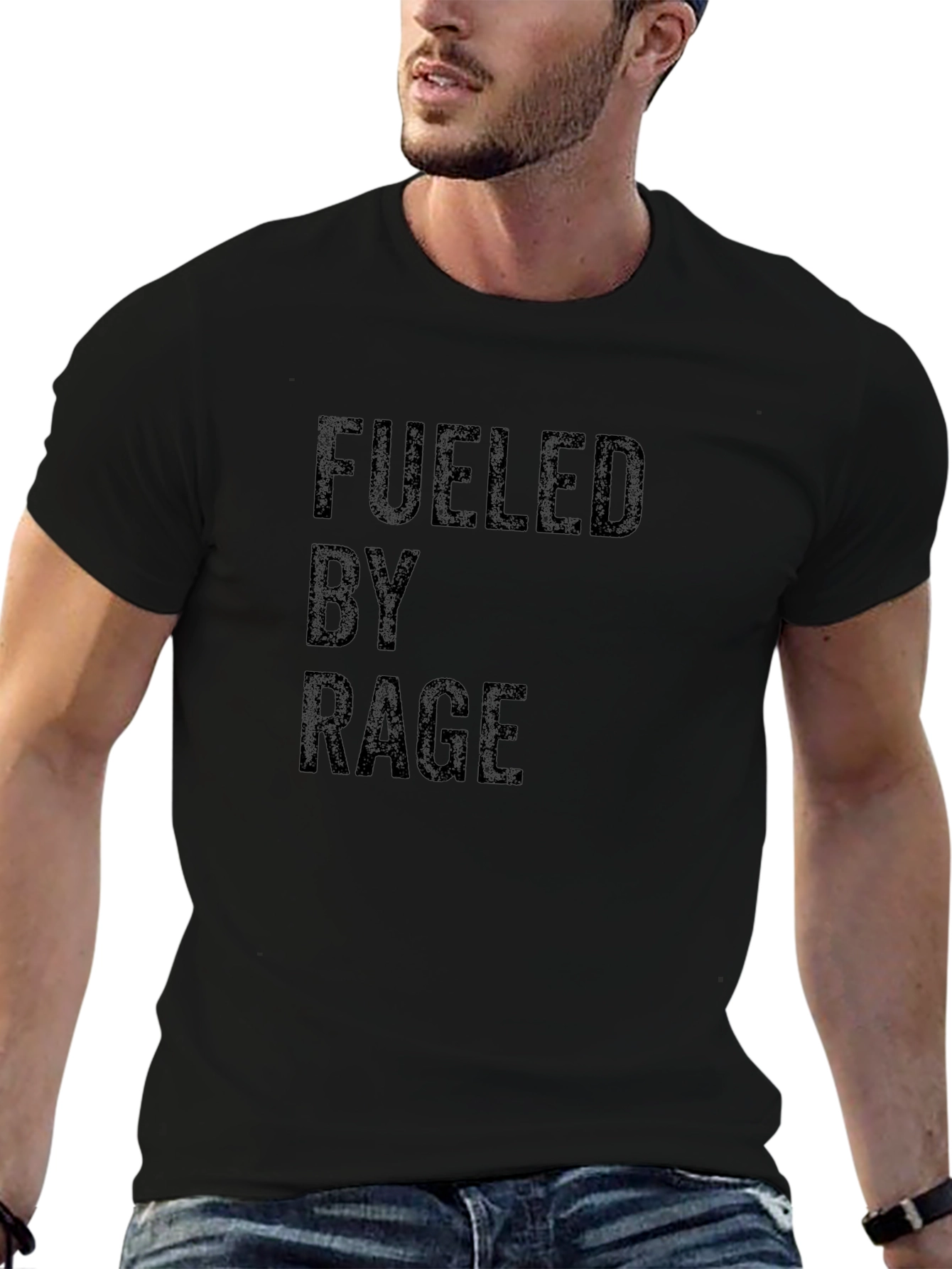 Fueled By Rage Graphic Tee - Black