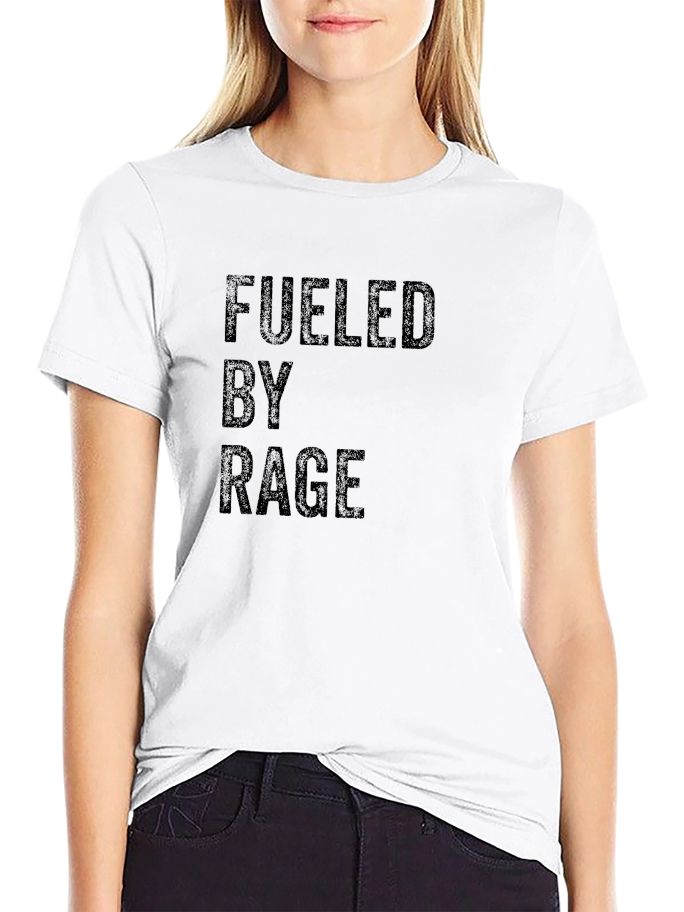 Fueled By Rage Graphic Tee - Black