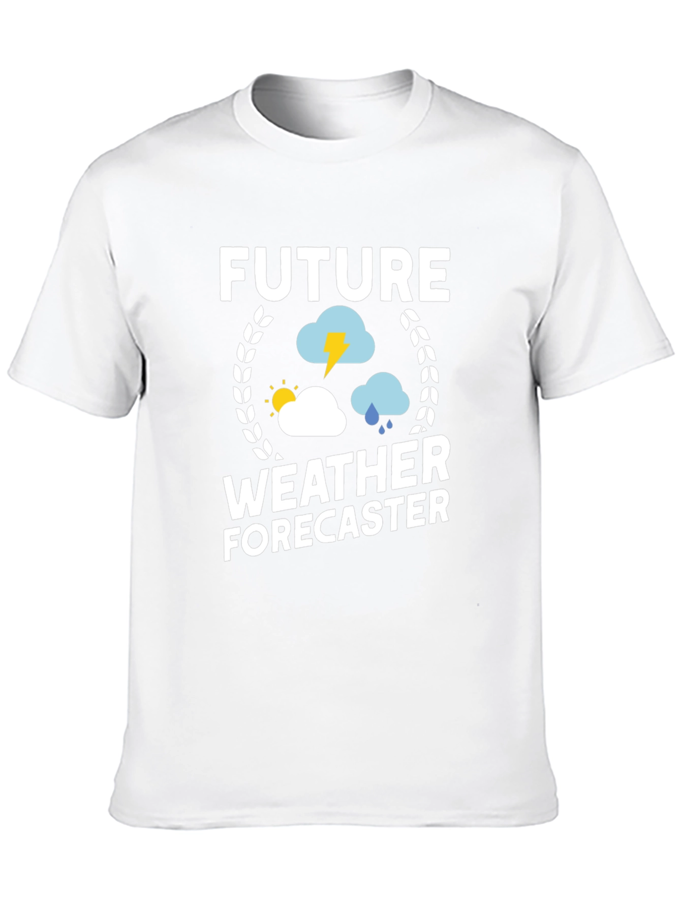 Future Weather Forecaster Black Graphic Tee Shirt