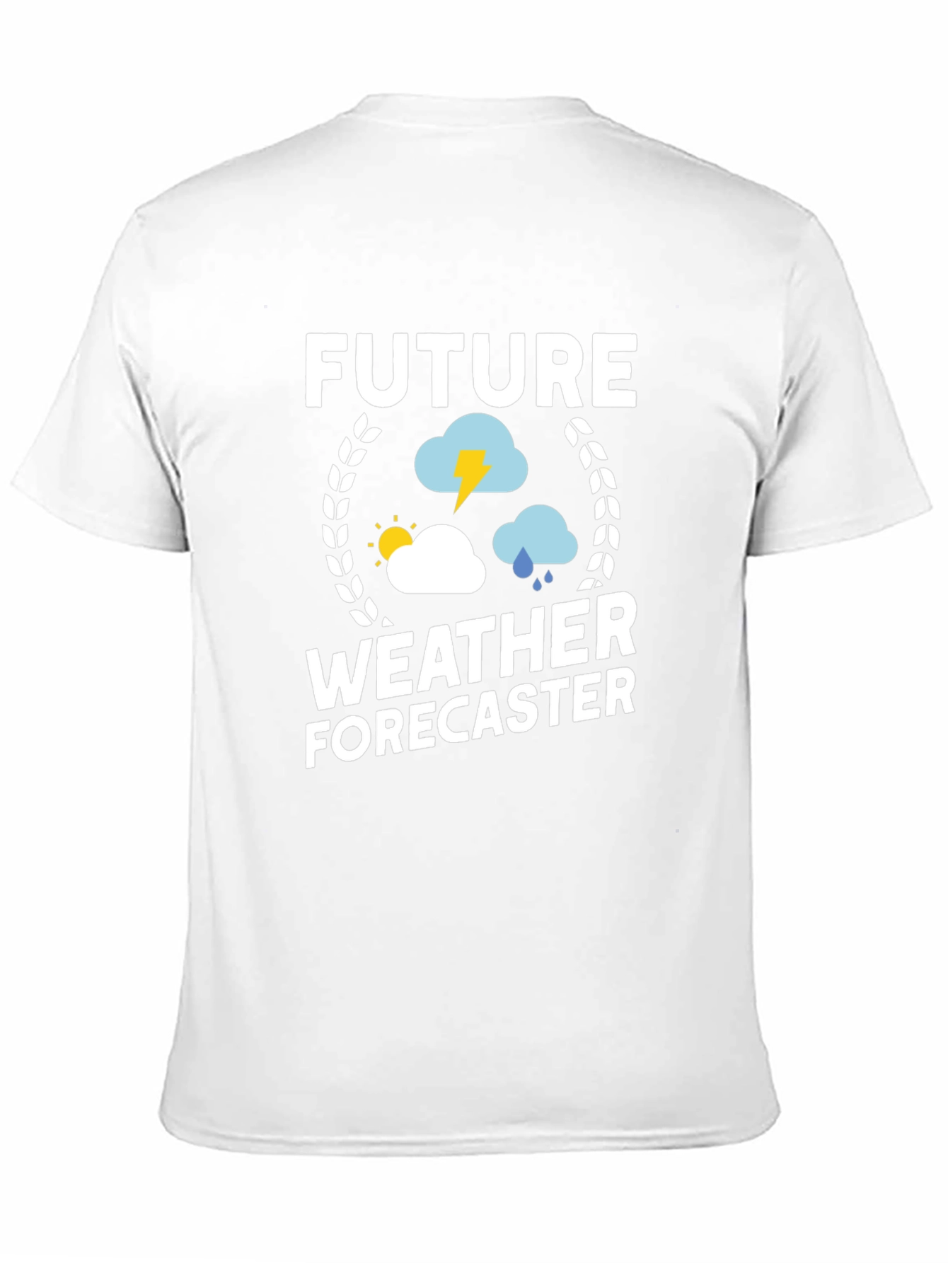 Future Weather Forecaster Black Graphic Tee Shirt