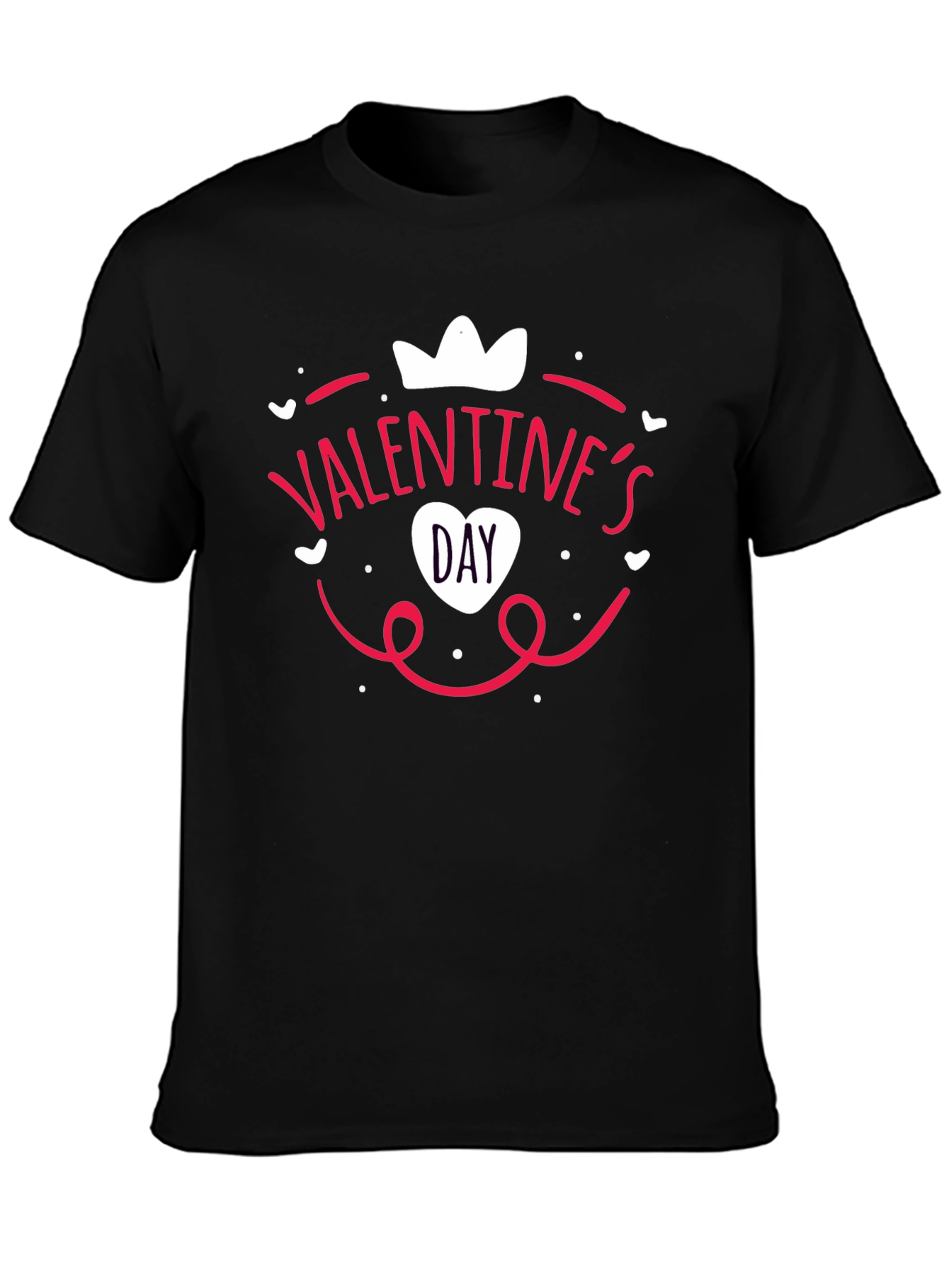Valentines Day Black T-Shirt