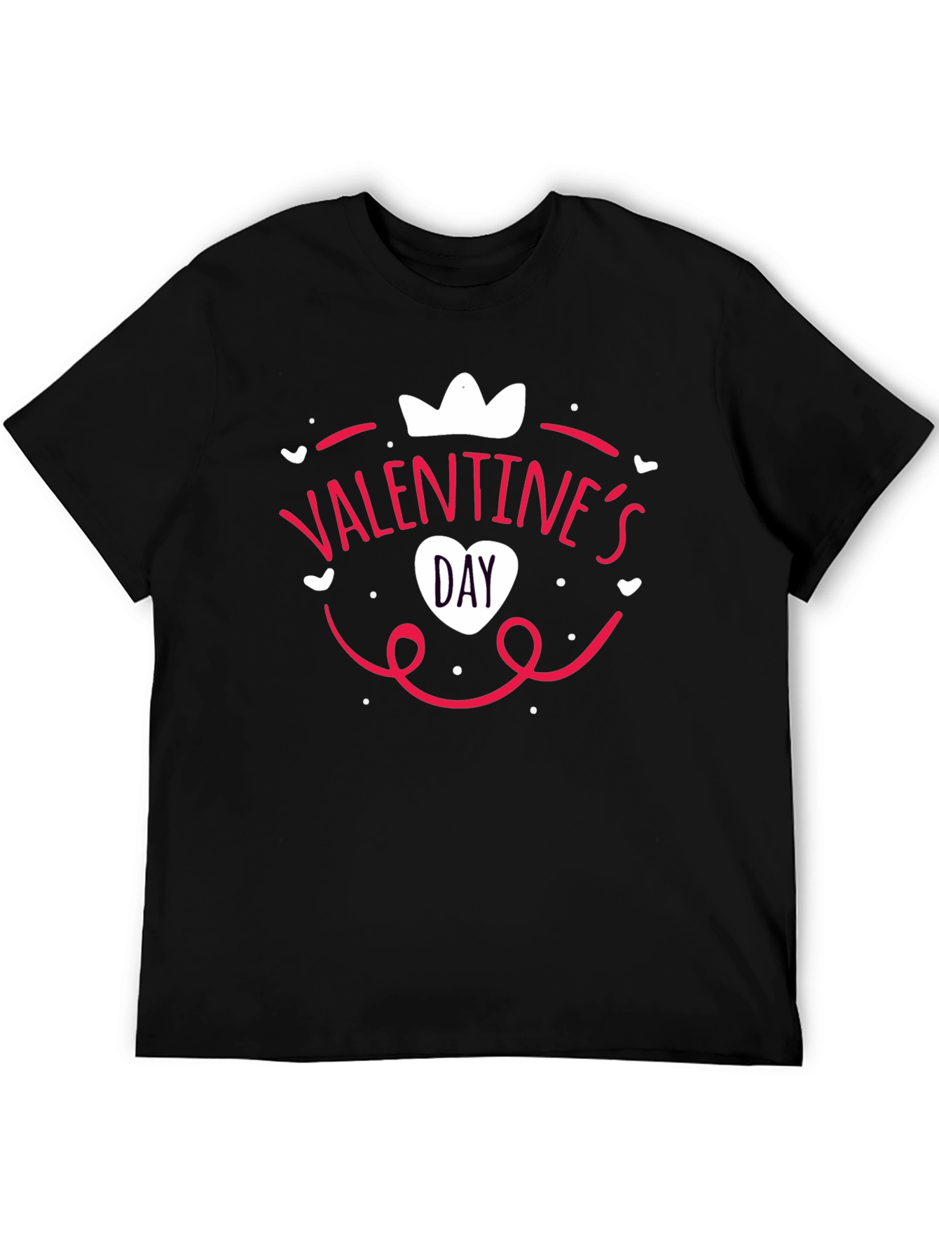 Valentines Day Black T-Shirt