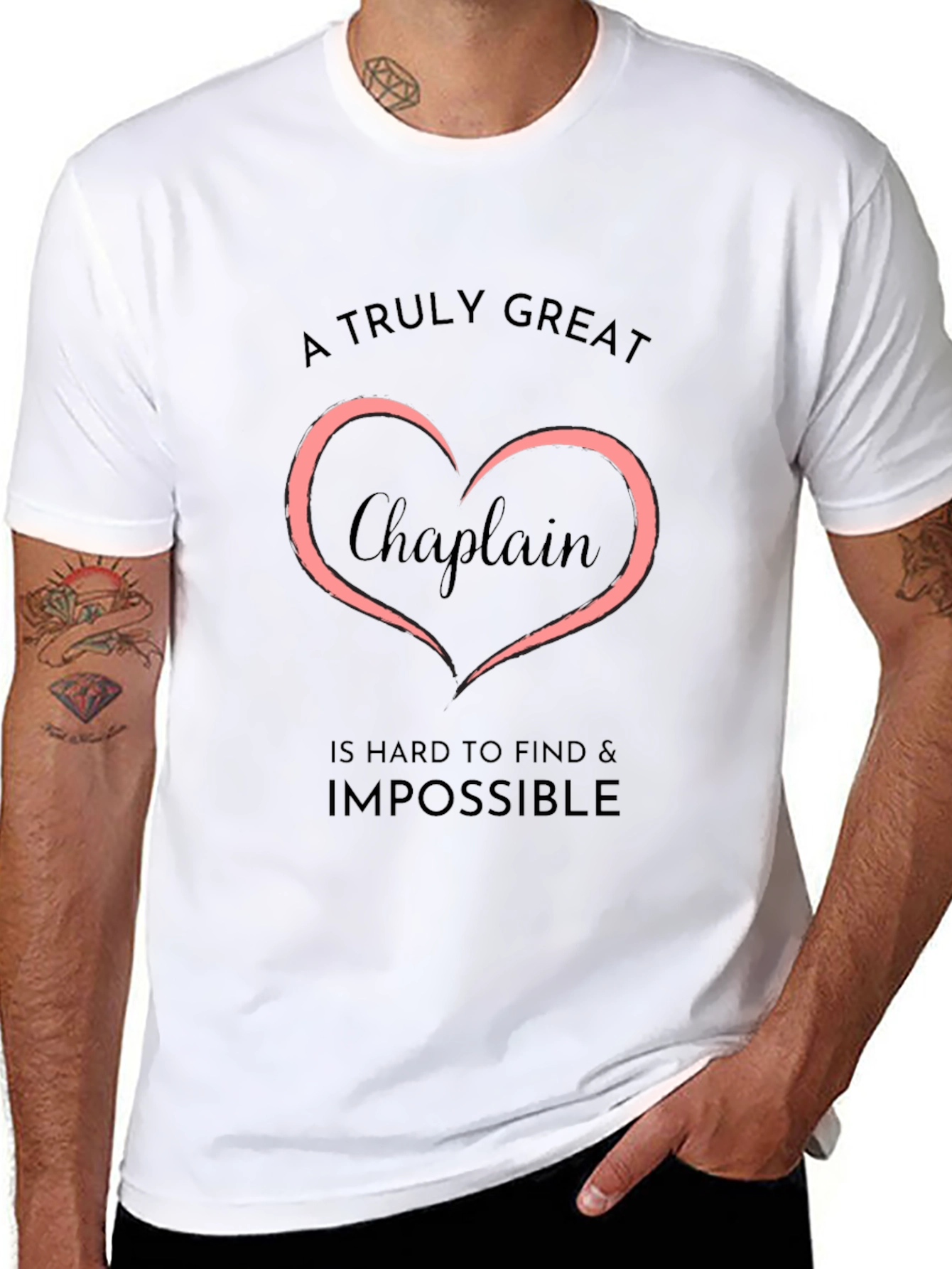 Chaplain Heart Graphic T-Shirt