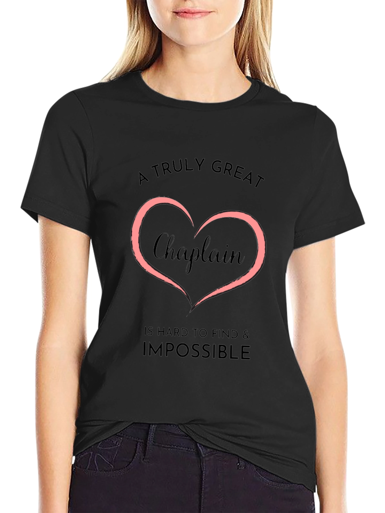 Chaplain Heart Graphic T-Shirt
