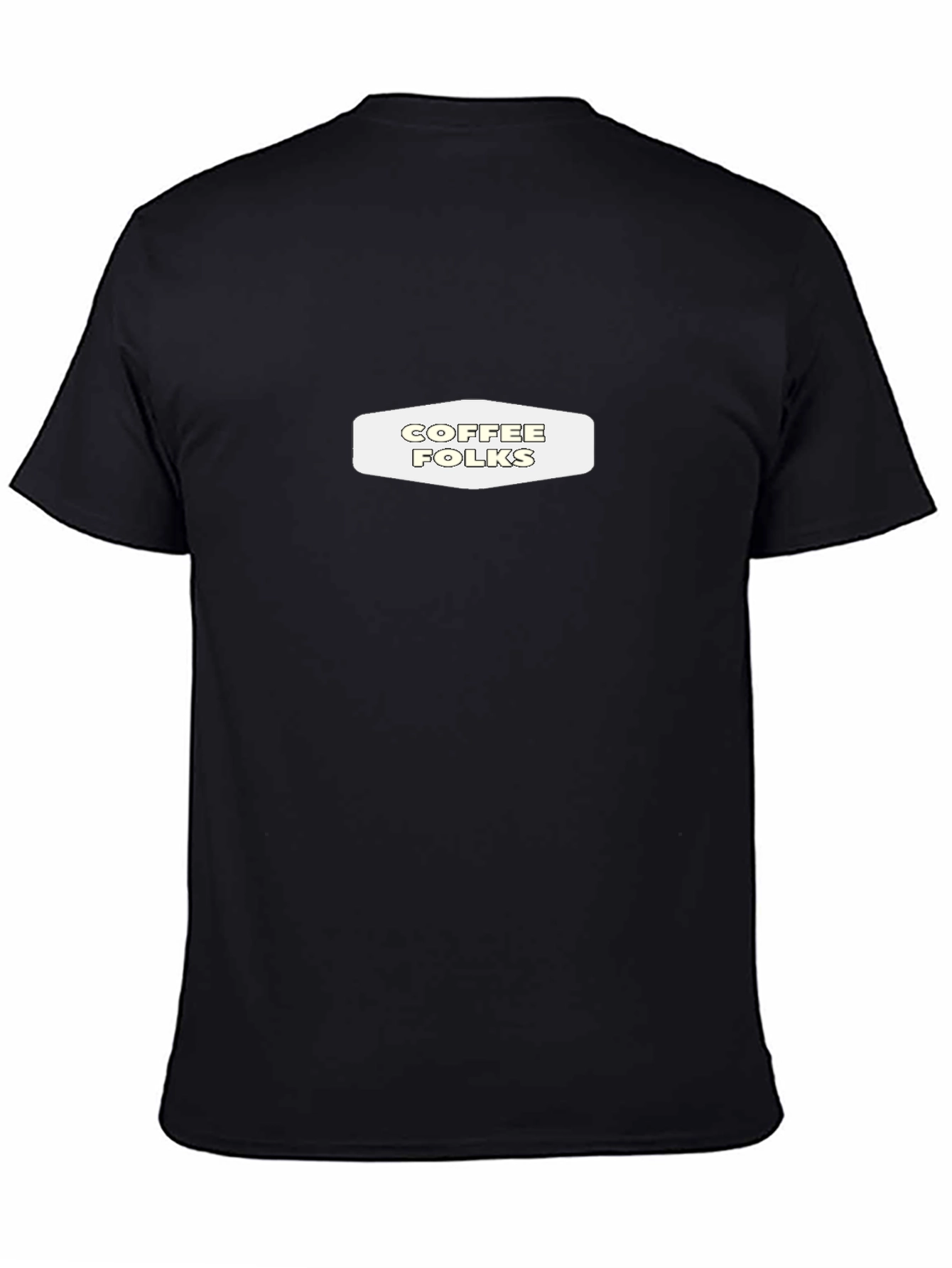 Coffee Folks Graphic Tee - Black Casual T-Shirt