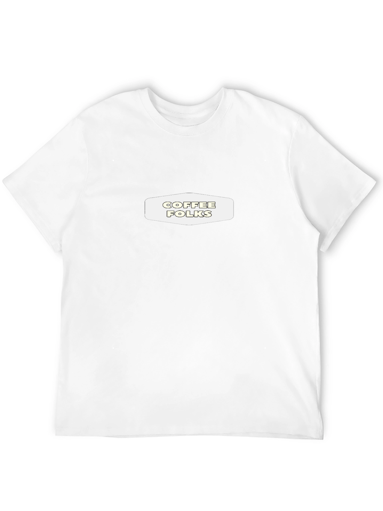 Coffee Folks Graphic Tee - Black Casual T-Shirt