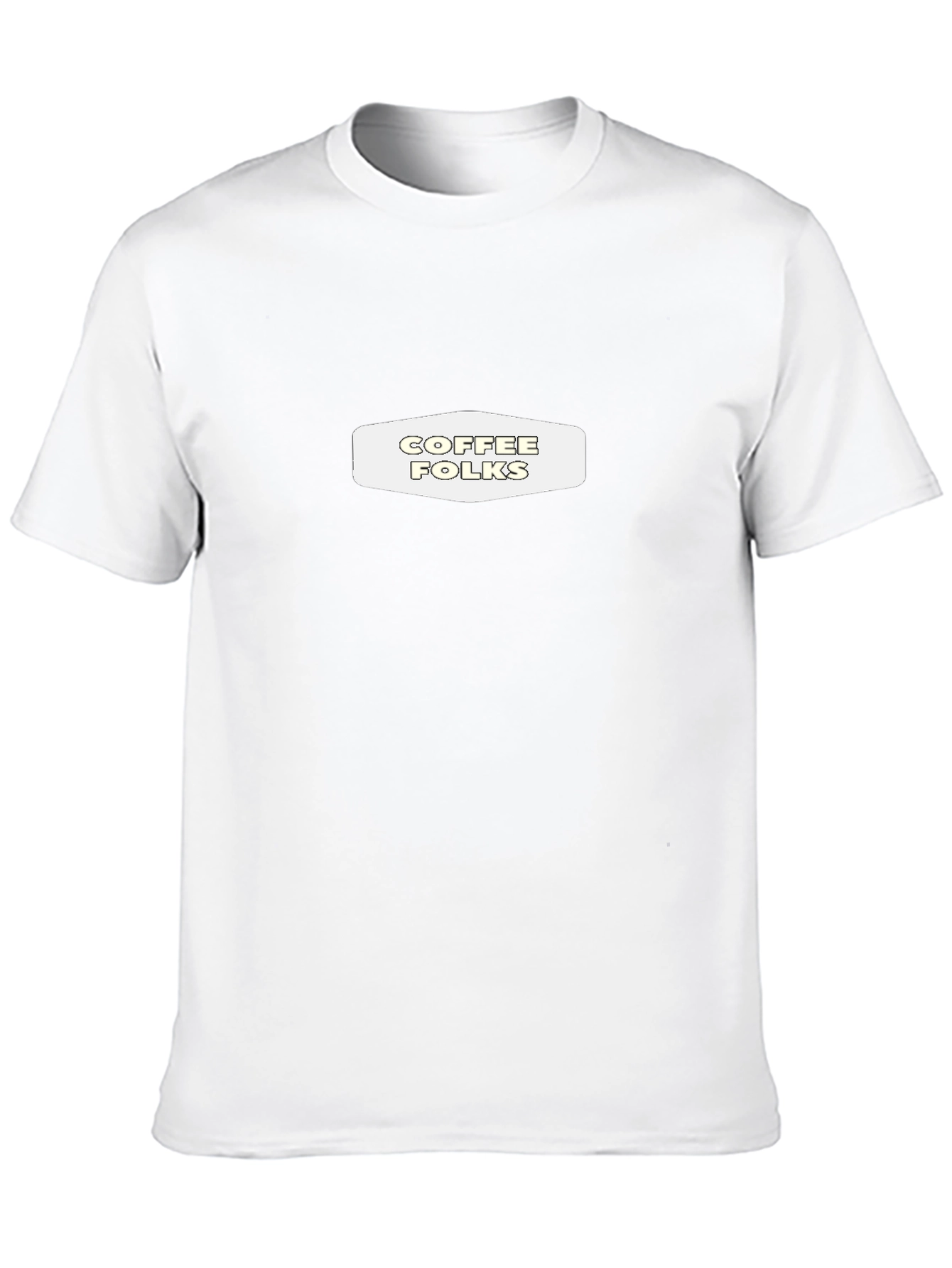 Coffee Folks Graphic Tee - Black Casual T-Shirt