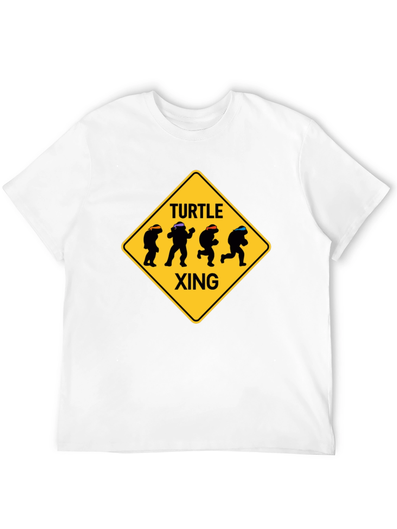 Turtle Xing T-Shirt - Ninja Turtle Crossing Tee