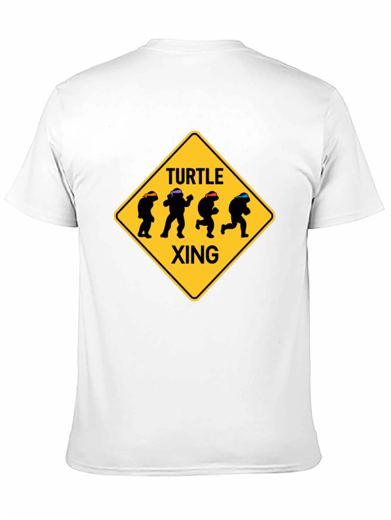 Turtle Xing T-Shirt - Ninja Turtle Crossing Tee
