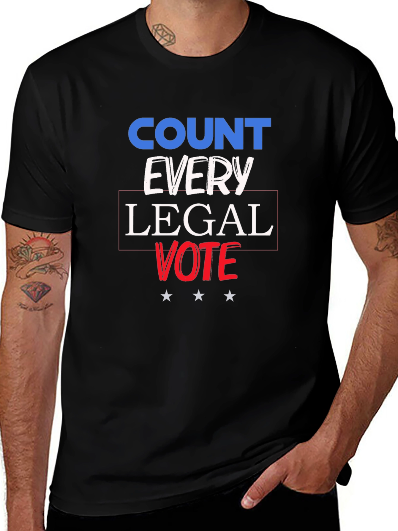 Count Every Legal Vote T-Shirt - Patriotic USA