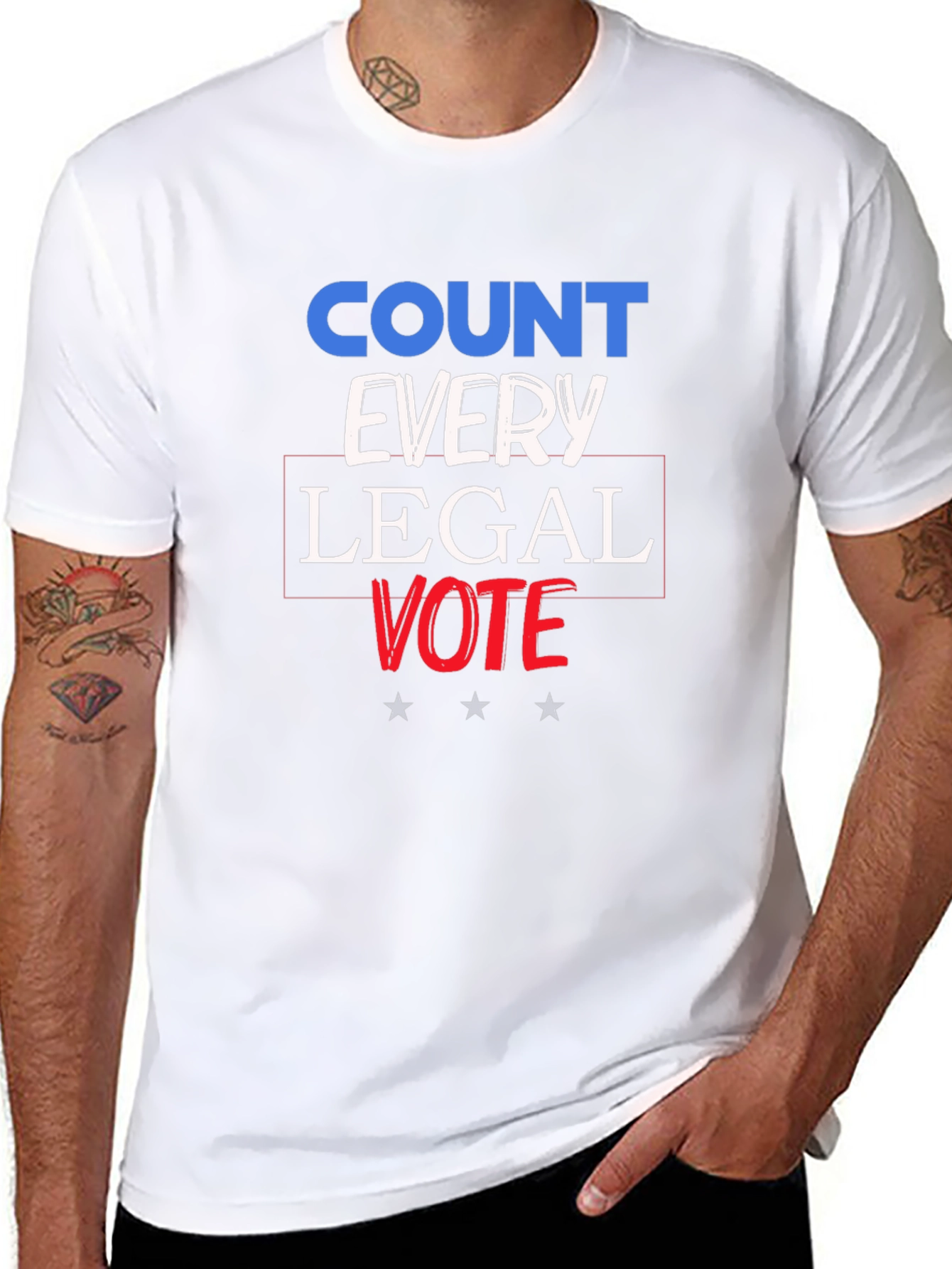 Count Every Legal Vote T-Shirt - Patriotic USA