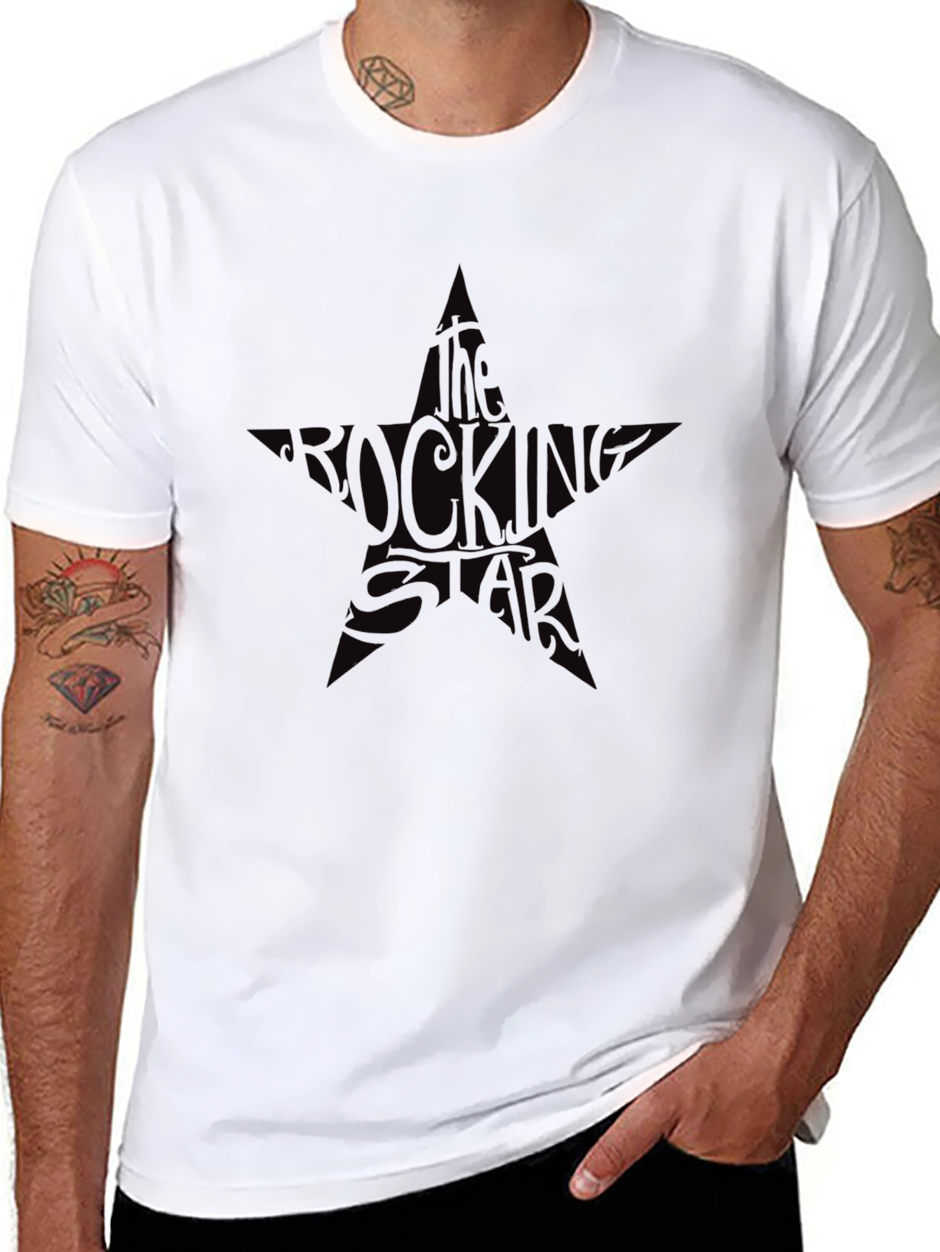 The Rocking Star Black T-Shirt