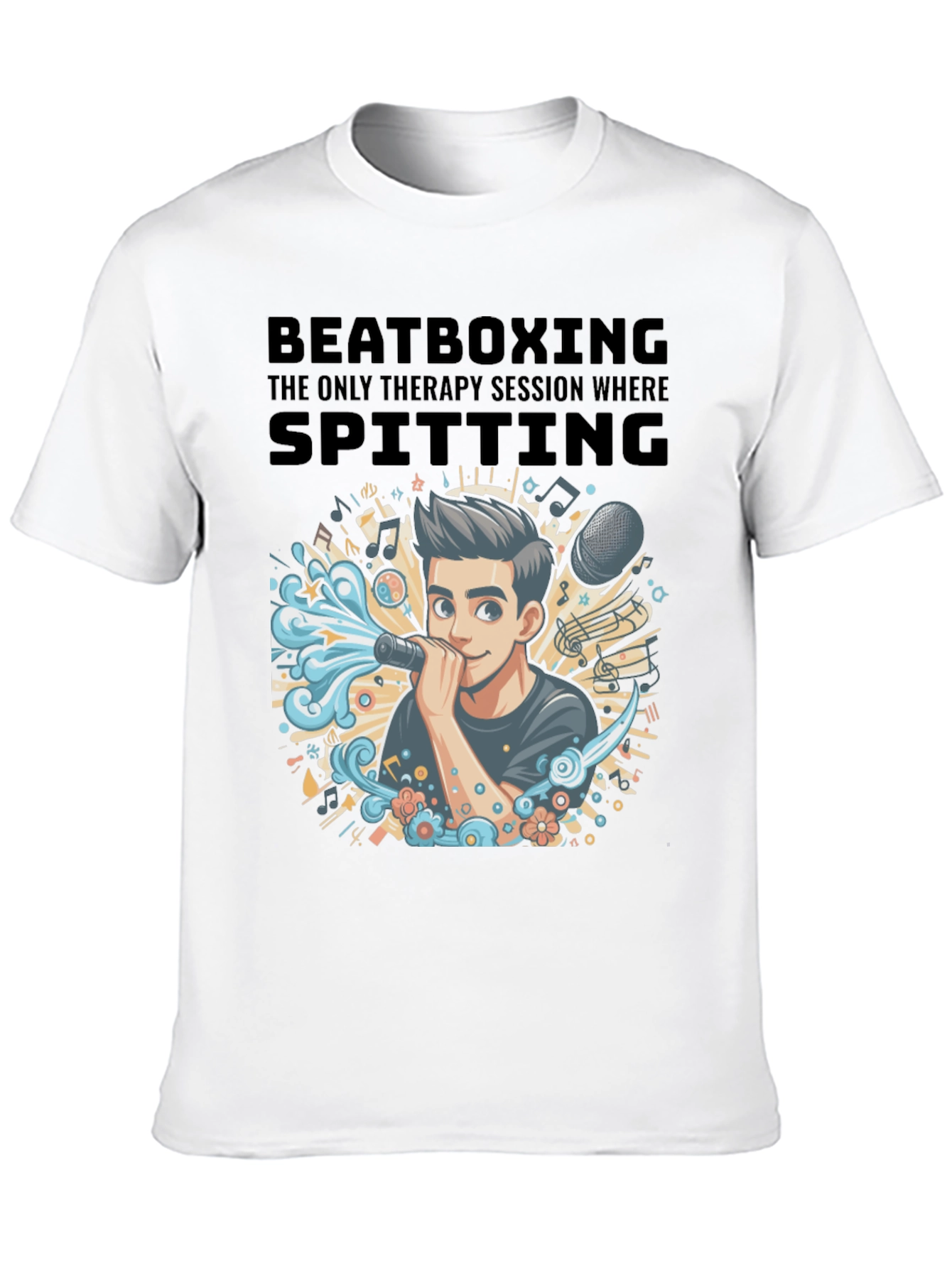 Beatboxing Therapy Session Graphic T-Shirt