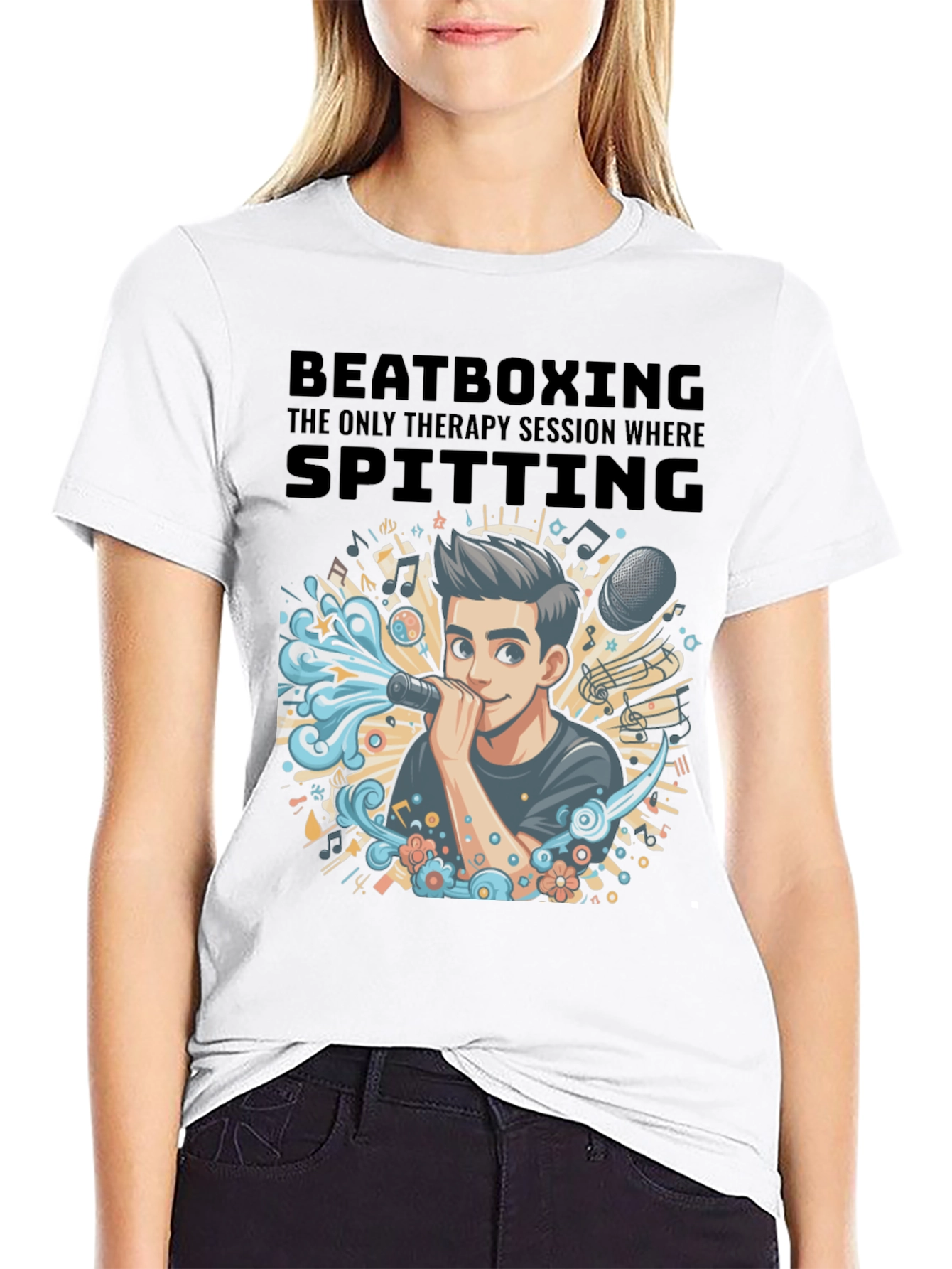 Beatboxing Therapy Session Graphic T-Shirt