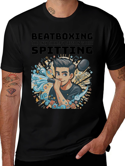 Beatboxing Therapy Session Graphic T-Shirt