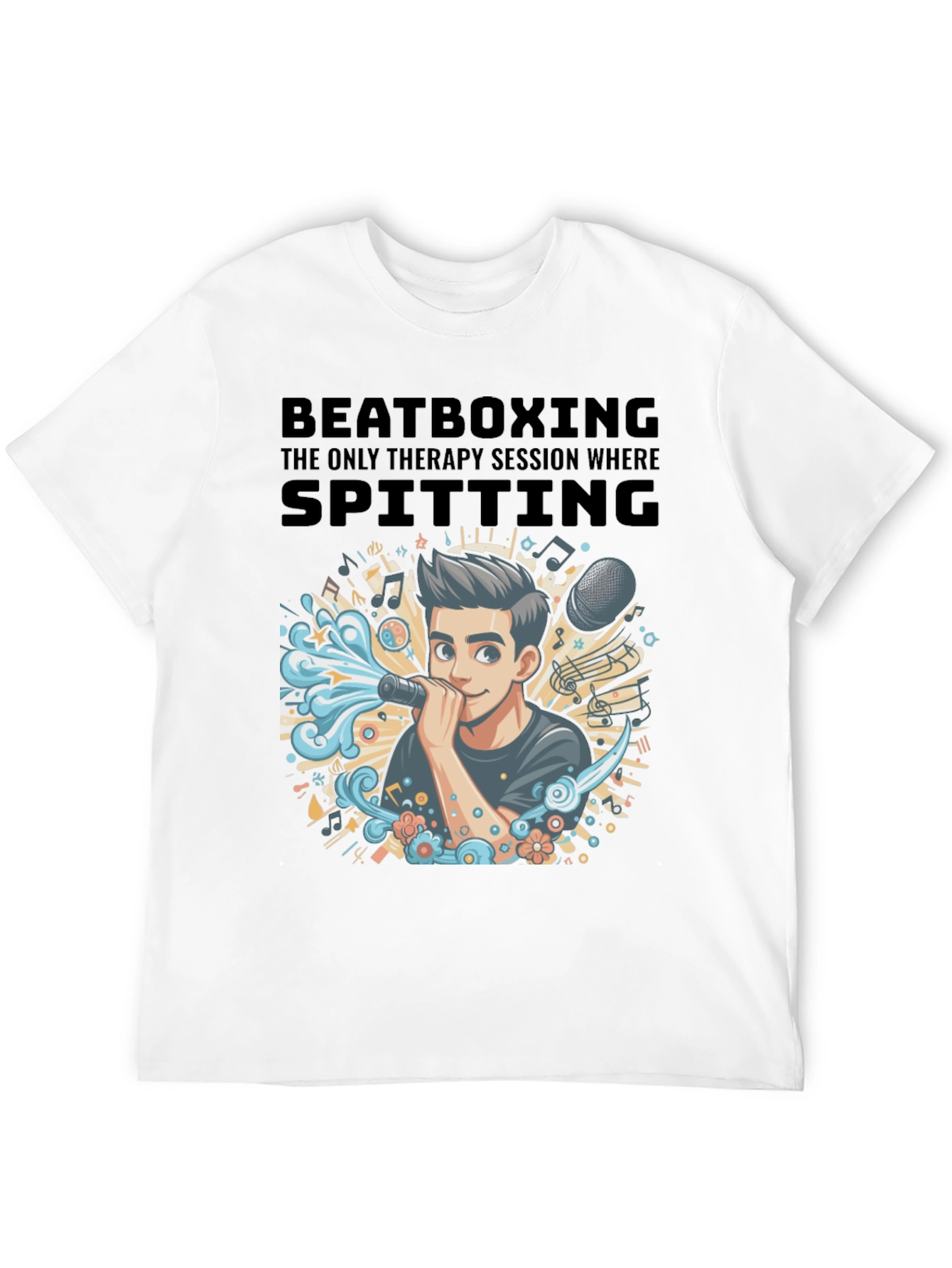Beatboxing Therapy Session Graphic T-Shirt