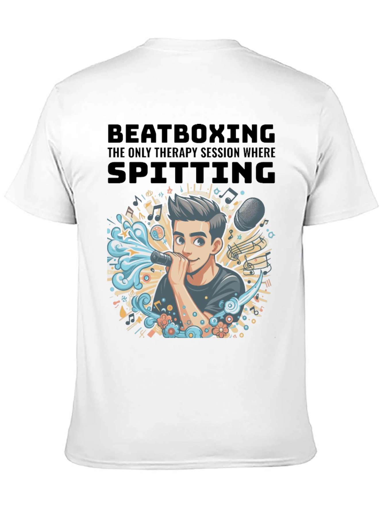 Beatboxing Therapy Session Graphic T-Shirt