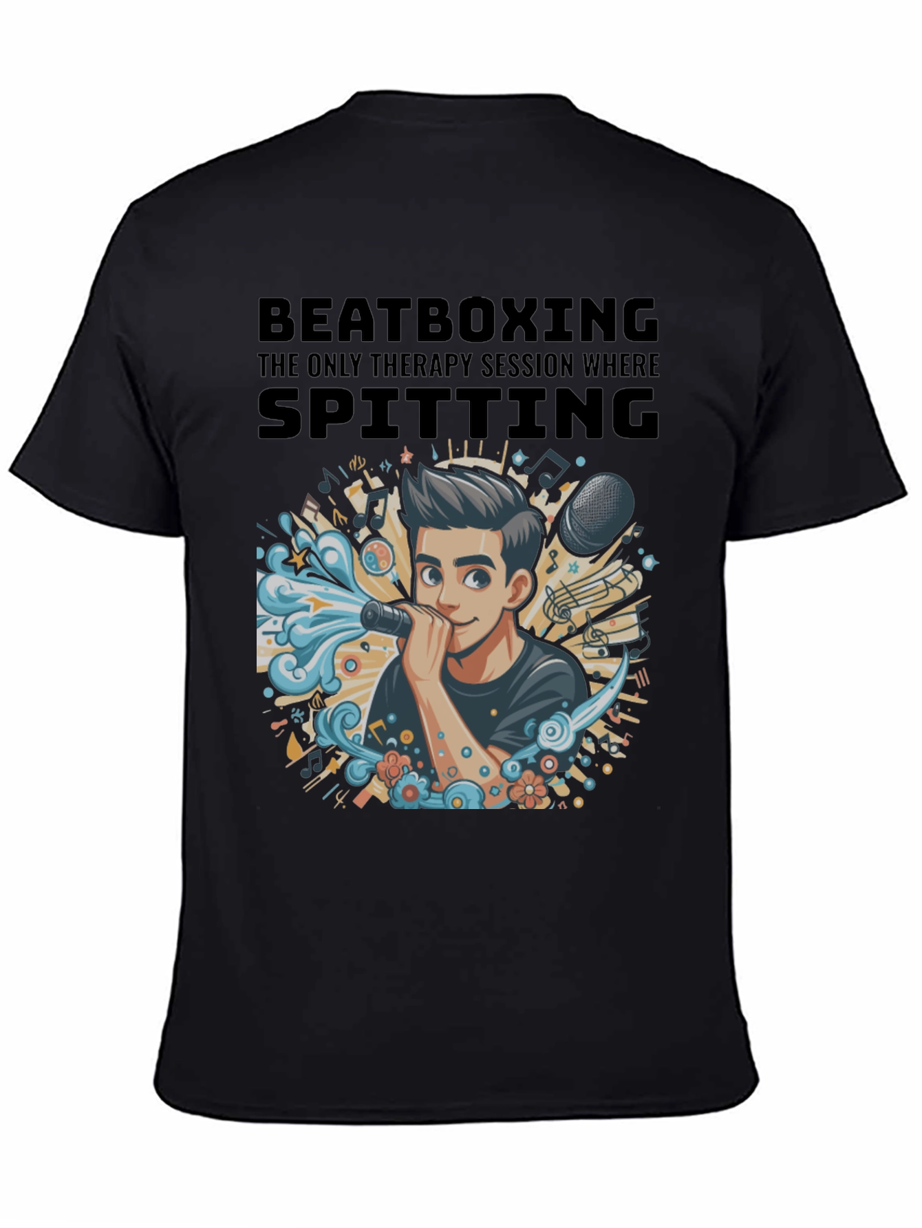 Beatboxing Therapy Session Graphic T-Shirt
