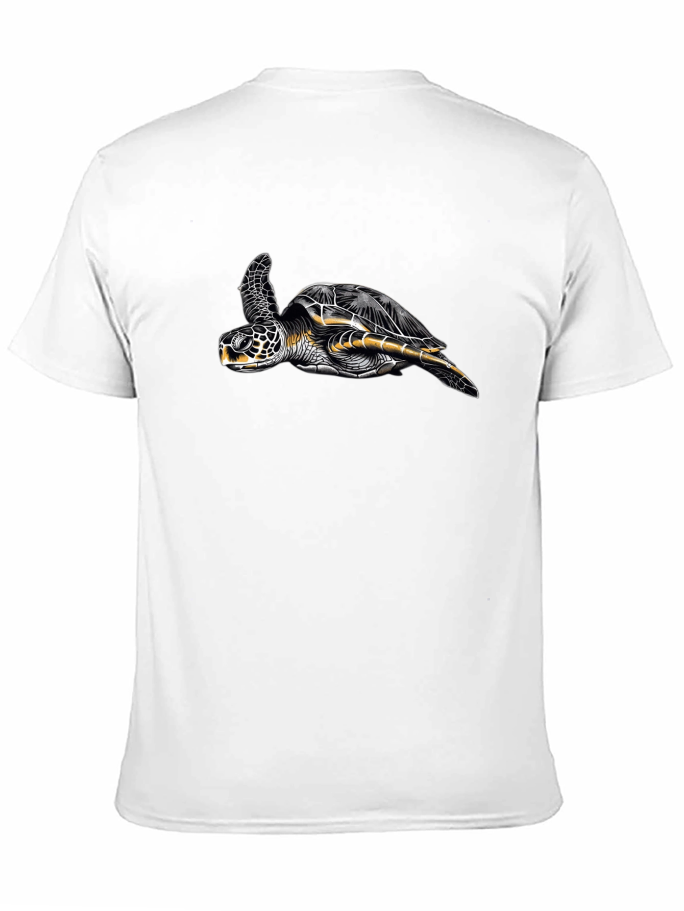 Turtle Graphic Black T-Shirt