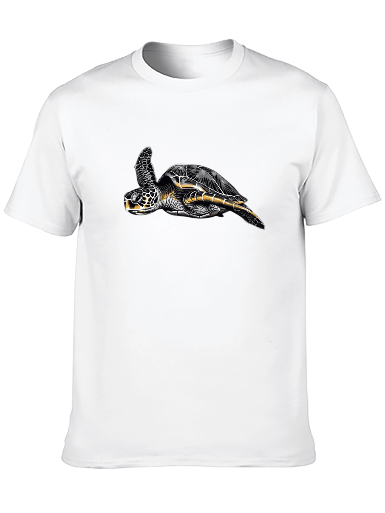 Turtle Graphic Black T-Shirt